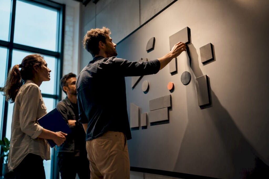 Founders mapping business model components