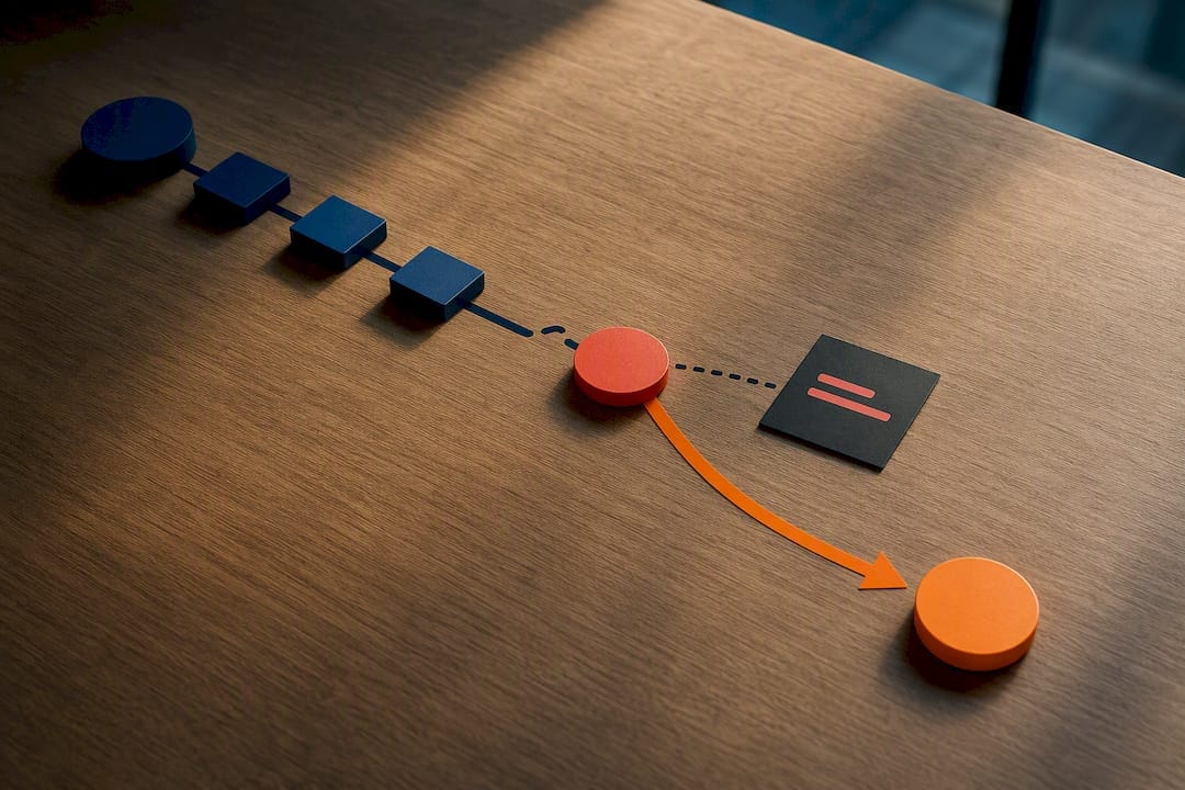 Illustration of revising a business target