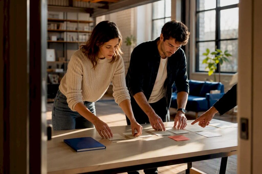 Founders organizing repeatable service packages