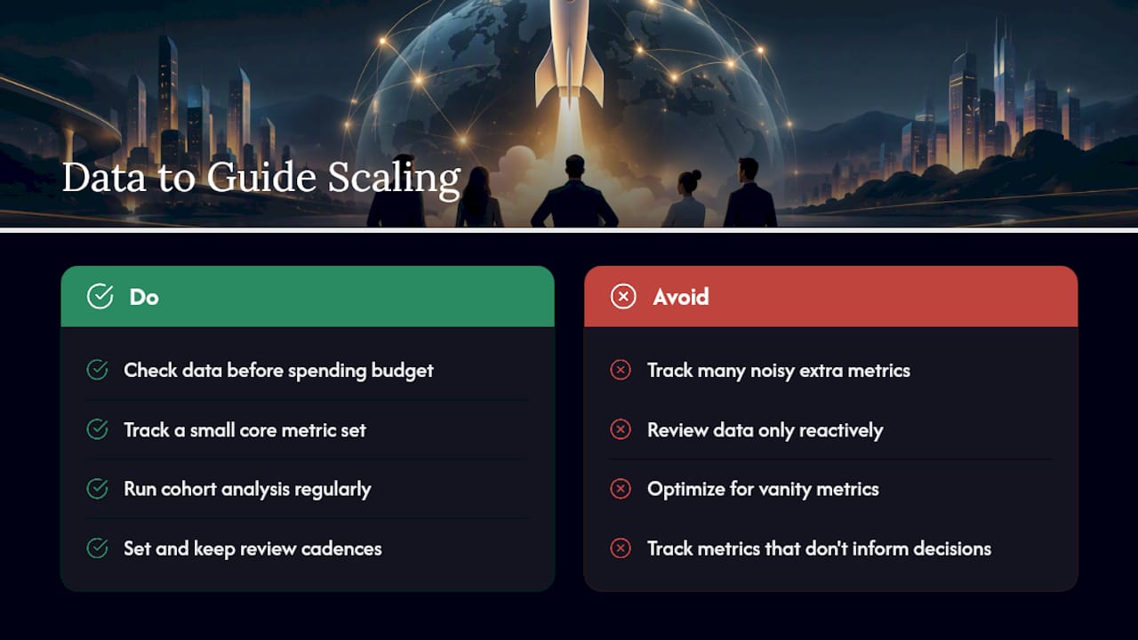 How Should Data Guide Scaling Decisions? — overview diagram