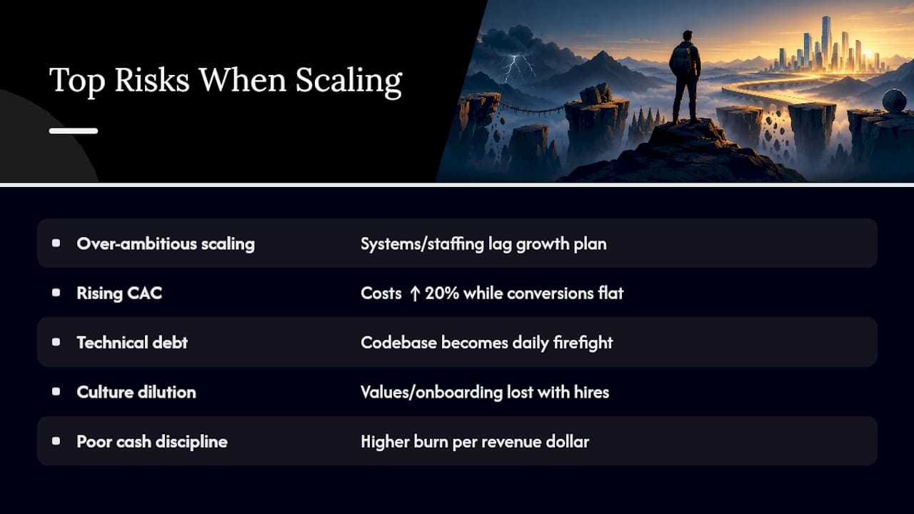 What Are the Biggest Risks When Scaling a Startup? — overview diagram