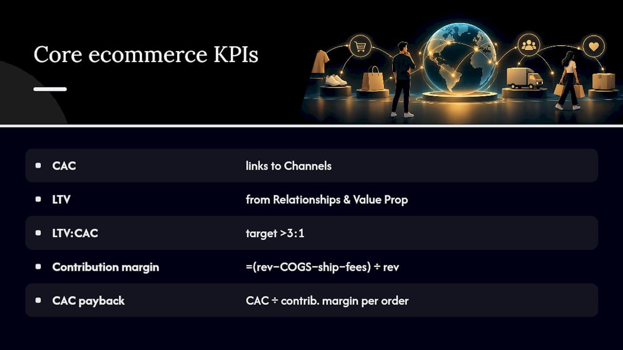 Which KPIs Prove Your Ecommerce Canvas Actually Works? — overview diagram